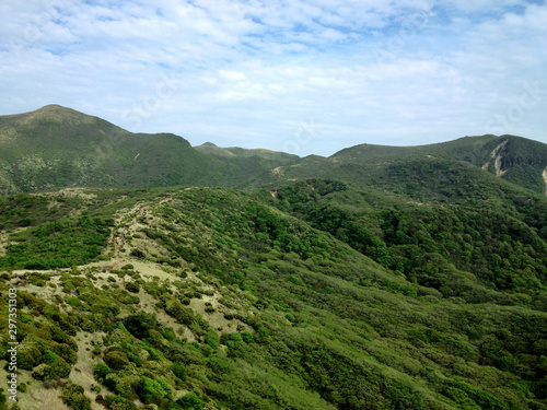 登山道の眺め