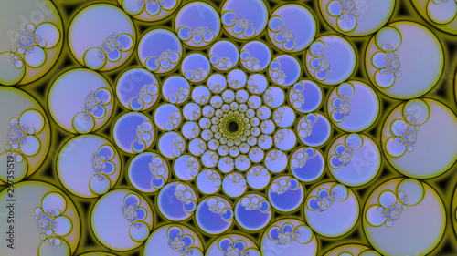 fractal pattern with circles