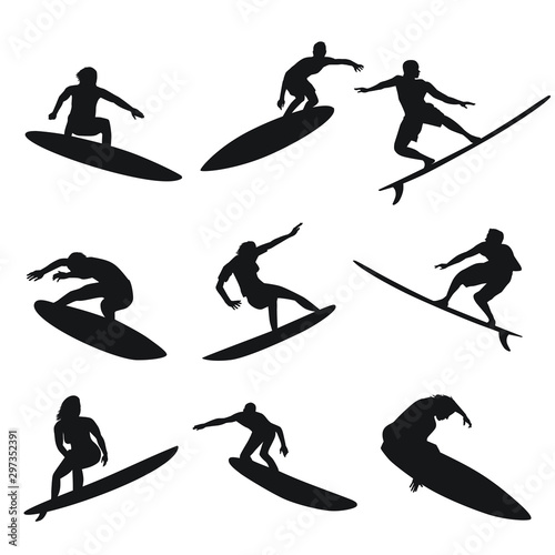 Surfing Silhouettes