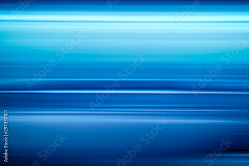 Abstract blue light trails motion blur