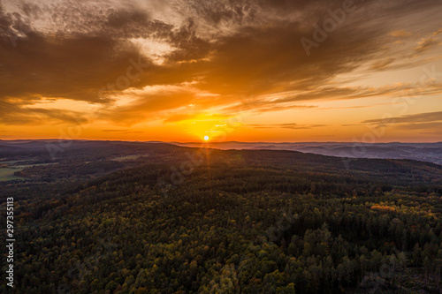 Sumava National Park is one of four national parks in Czechia. It is located in two southern regions create a natural border between the Czech Republic on one side Germany and Austria.  © Marek