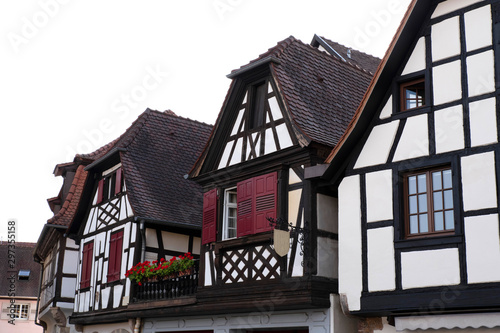 Typical architecture of Alsace in France