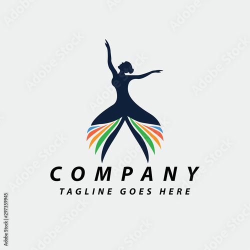 Beauty fashion logo design template