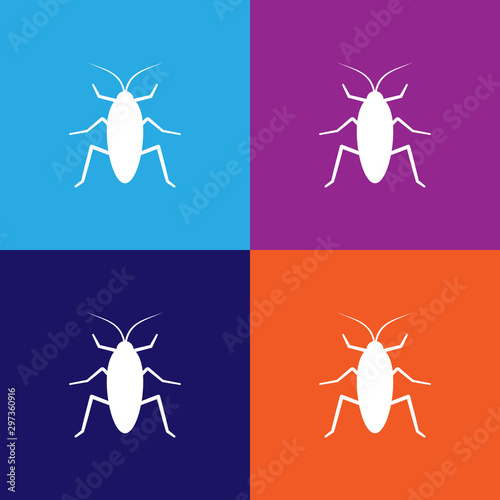 cockroach icon. Elements of insect icon. Premium quality graphic design. Signs and symbol collection icon for websites, web design, mobile app, info graphic © Cavid