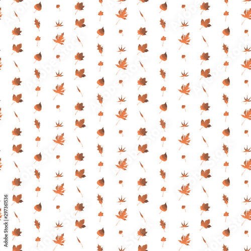 Orange Leaf Pattern © Anatoli