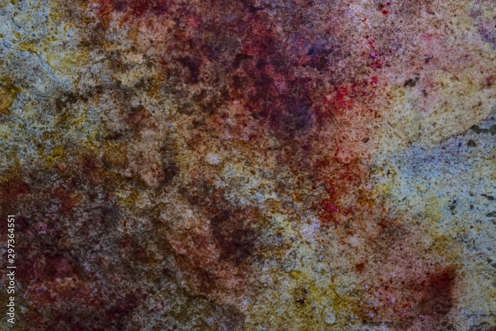 Texture. A fragment of the wall of an old wet basement covered with colorful mold. Close-up. Texture. A fragment of the wall of an old wet basement covered with colorful mold. Close-up.