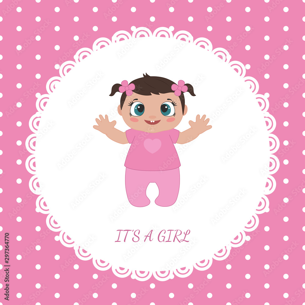 Baby shower invitation card