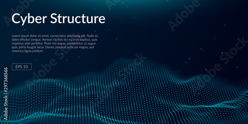 Digital technology background. Abstract connections. Futuristic sci-fi user interface concept with gradient. Big data, artificial intelligence, music hud. Blockchain and cryptocurrency. Vector
