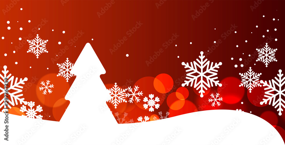sfondo, elegante, natale, fiocchi di neve,
