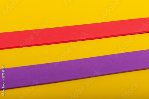 Wallpaper Mural Rubber bands on cardboard, representing the Spanish Republican flag Torontodigital.ca