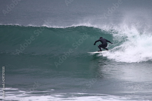 surfer in action