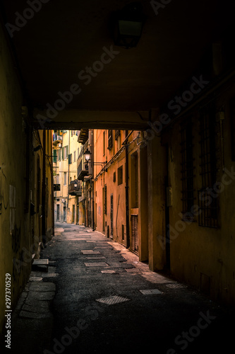 The old part of town, alleyway