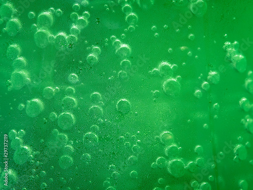 Bubbles in a Lemon Lime Soda 