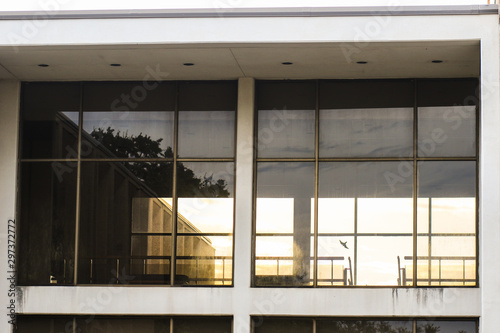 windows of office building