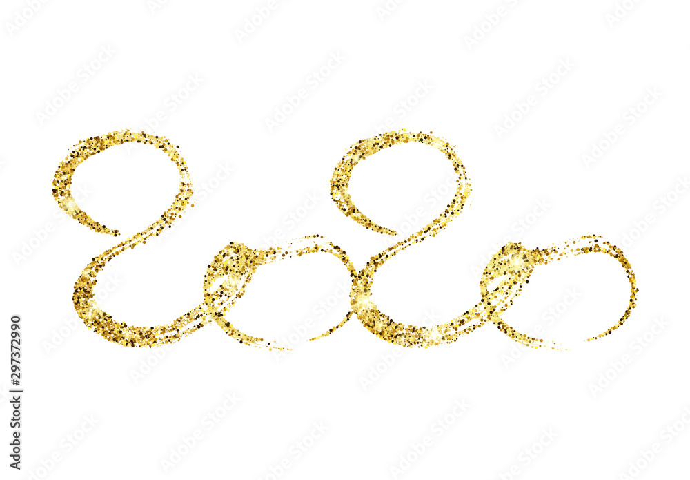 2020 gold glitter lettering and hand drawn numbers 2020 gold glitter lettering and hand drawn numbers