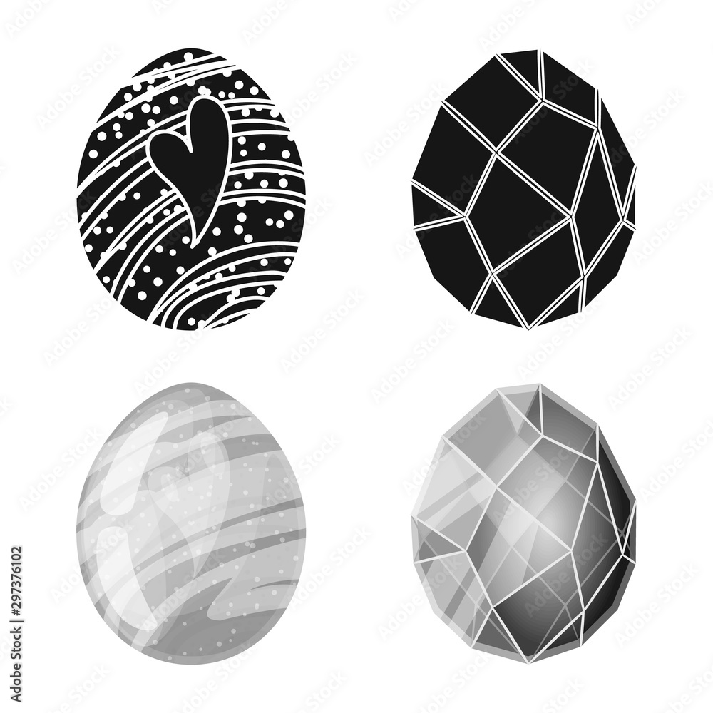 Isolated object of animal and prehistoric sign. Collection of animal and cute stock vector illustration. Isolated object of animal and prehistoric sign. Collection of animal and cute stock vector illustration.