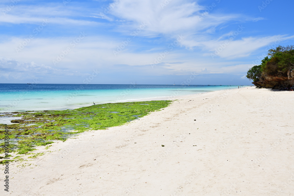 Kendwa ocean shore, Zanzibar scenery, Tanzania, Africa