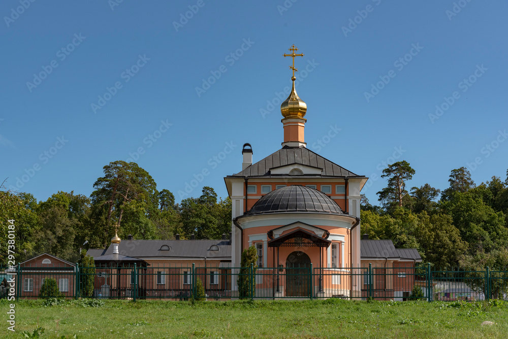 View of the Optina Monastery in Russia