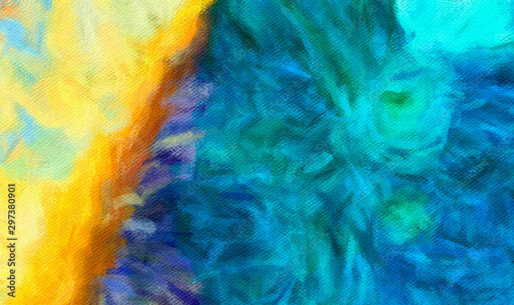 Abstract texture background. Digital painting in Vincent Van Gogh style artwork. Hand drawn artistic pattern. Modern art. Good for printed pictures, postcards, posters or wallpapers and textile print. Abstract texture background. Digital painting in Vincent Van Gogh style artwork. Hand drawn artistic pattern. Modern art. Good for printed pictures, postcards, posters or wallpapers and textile print.