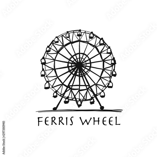 Ferris wheel  sketch for your design