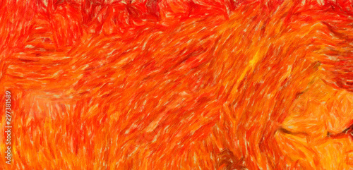 Abstract texture background. Digital painting in Vincent Van Gogh style artwo...