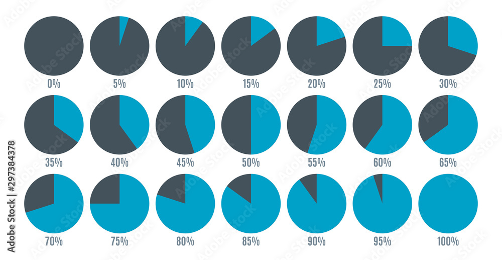 Set Of Colorful Circle Percentage Diagrams For Infographics 0 5 10 15 set-of-colorful-circle-percentage-diagrams-for-infographics-0-5-10-15