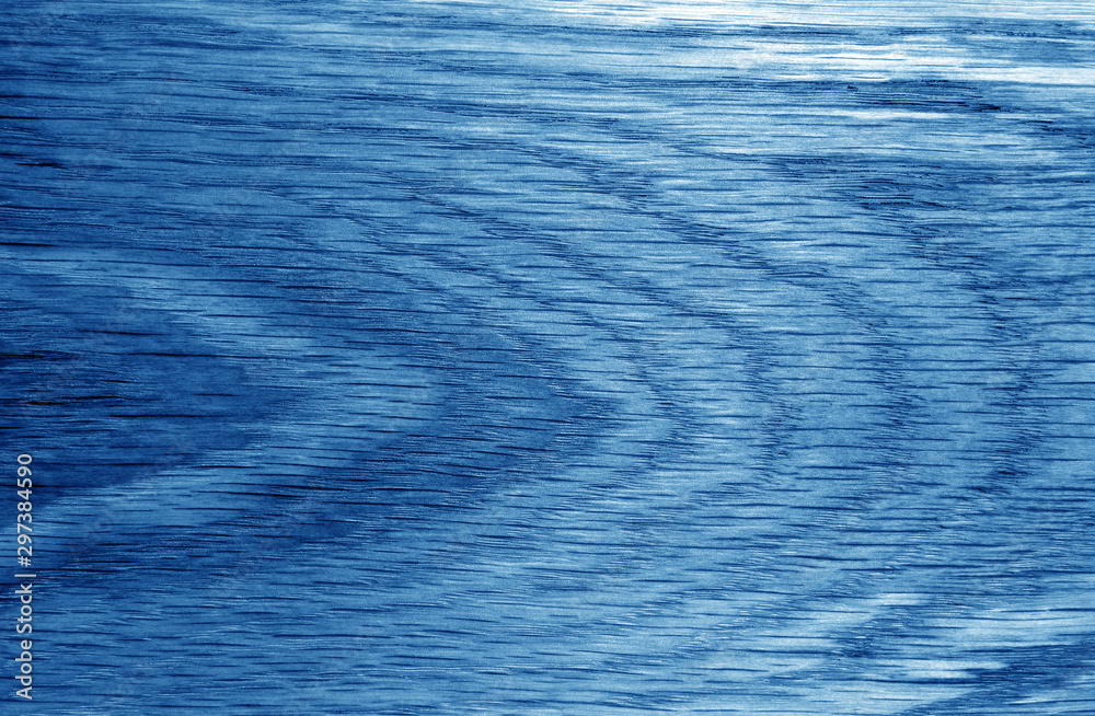Obraz premium Wooden board texture in navy blue tone.
