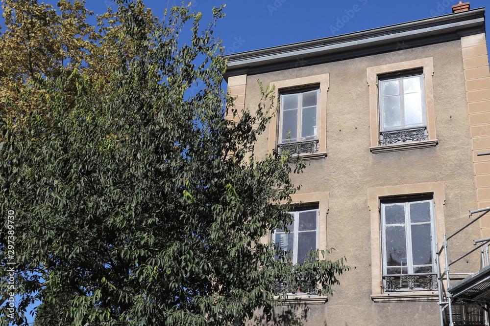Maison du Docteur Dugoujon dans la commune de Caluire et Cuire France - Maison dans laquelle le résistant Jean Moulin a été arrêté