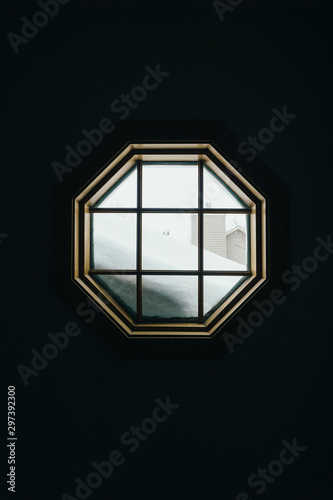 Window with octagon shape