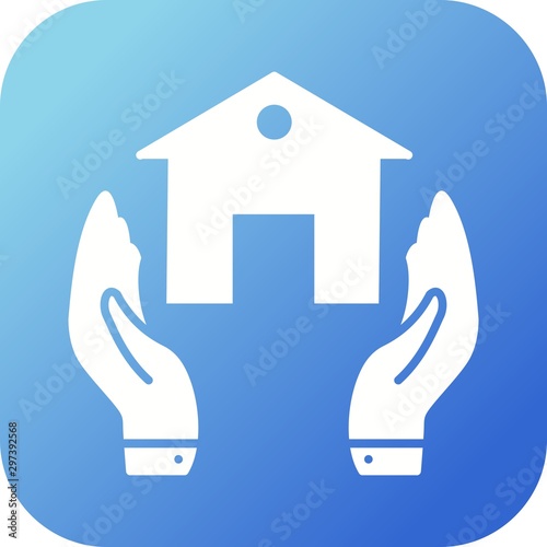 Beautiful Insurance Vector Glyph Icon