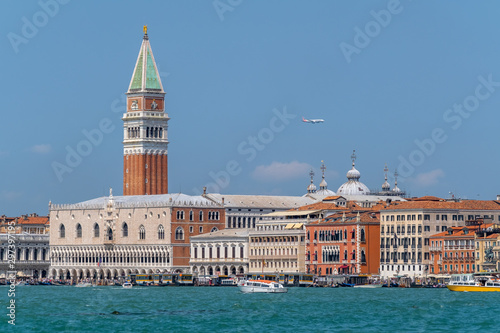 Tourists sightseeing in Venice's most famous square San Marco photo