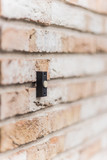 Doorbell brick wall