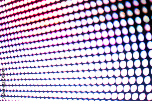 Abstract background of close up LED wall