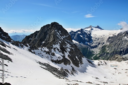 Italy-outlook from the Presena peak