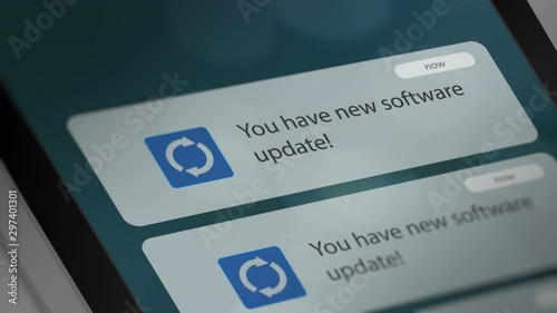 Software Update Notification on Smart Phone