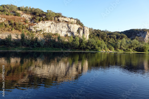 Gardon bei Pont du Gard in S  dfrankreich