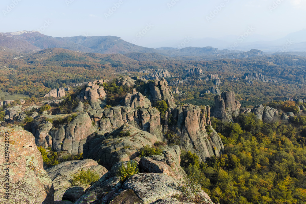 Landscape of Rock Formation Belogradchik Rocks, Bulgaria