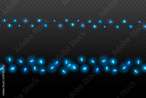 Christmas glowing lights 