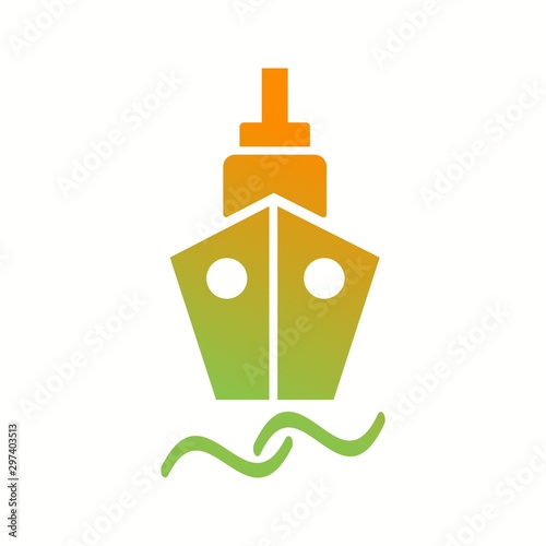 Beautiful Ship Vector Glyph Icon