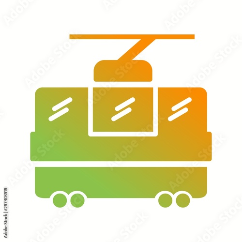 Beautiful Chairlift Vector Glyph Icon