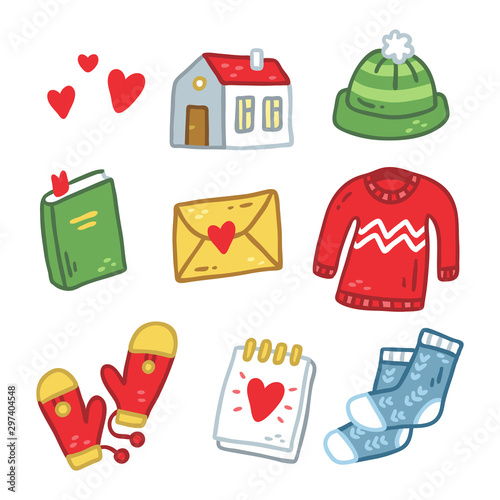 Autumn themed miscellaneous doodles