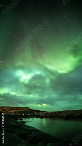 landscape with aurora © Meike Kathrin 