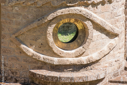 Scarzuola, the Ideal City, the surreal work of art designed by Tommaso Buzzi, Umbria, Italy