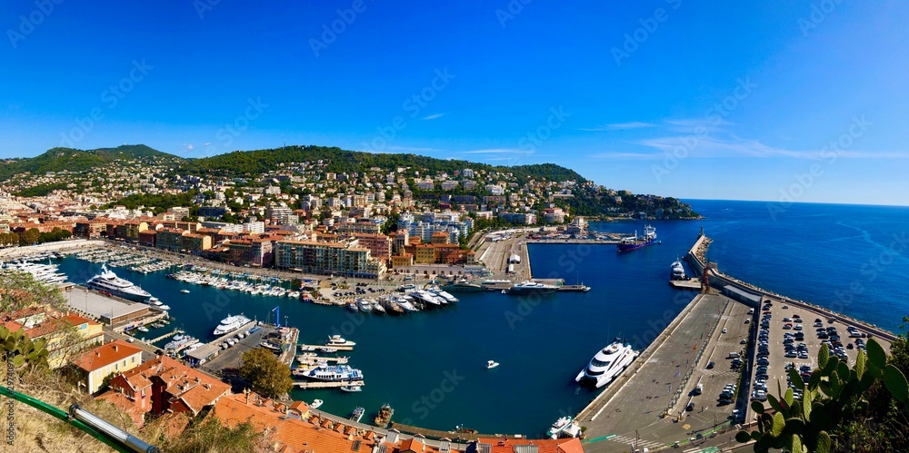 Nizza Hafen Panorama