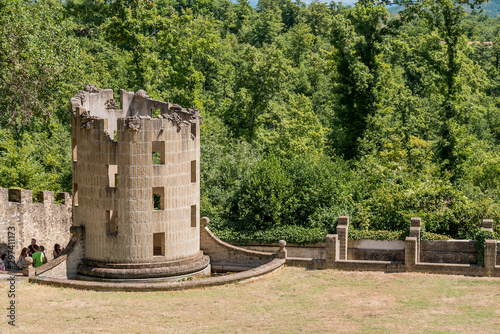 Scarzuola, the Ideal City, the surreal work of art designed by Tommaso Buzzi, Umbria, Italy photo