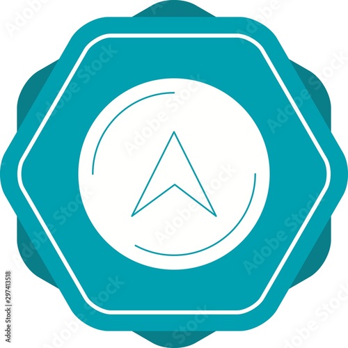 Beautiful Navigation Vector Glyph icon