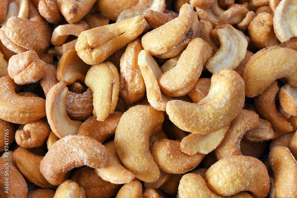 Cashew Nuts Close Up Cashew Nuts Close Up