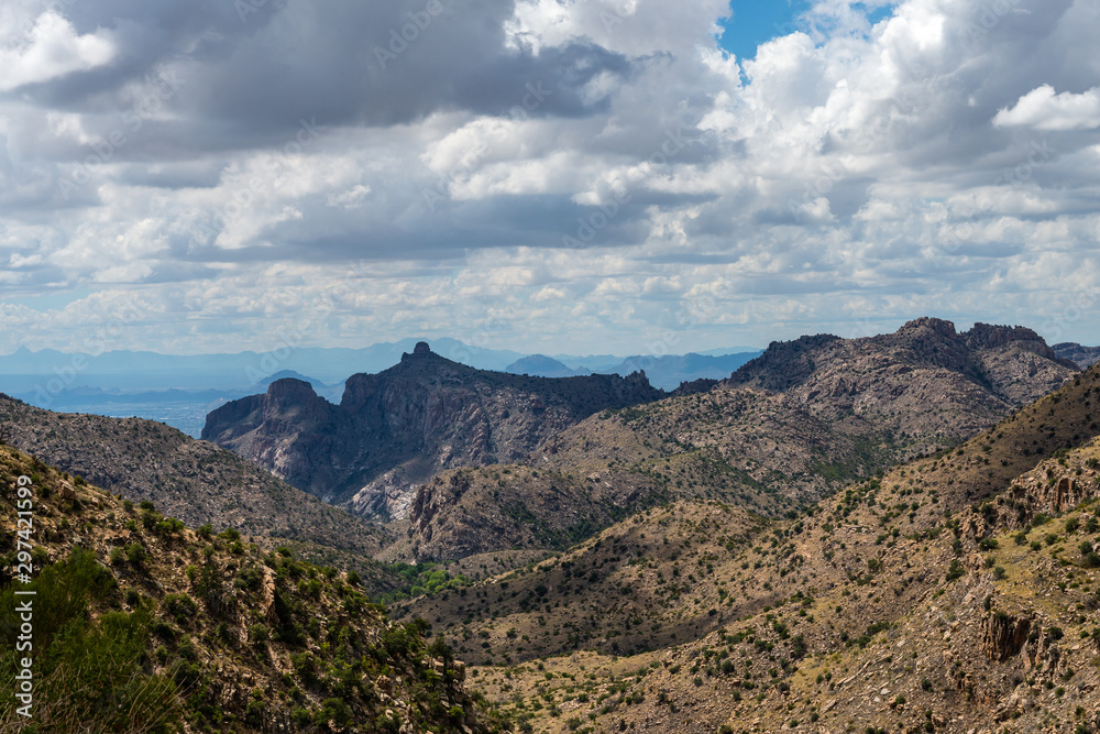 Naklejka premium Catalina Highway, Tucson Arizona - Thimble Peak