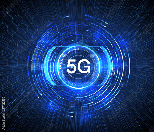 Big data binary code flow numbers. Global network high speed innovation connection. Global network high speed innovation connection data rate technology vector illustration