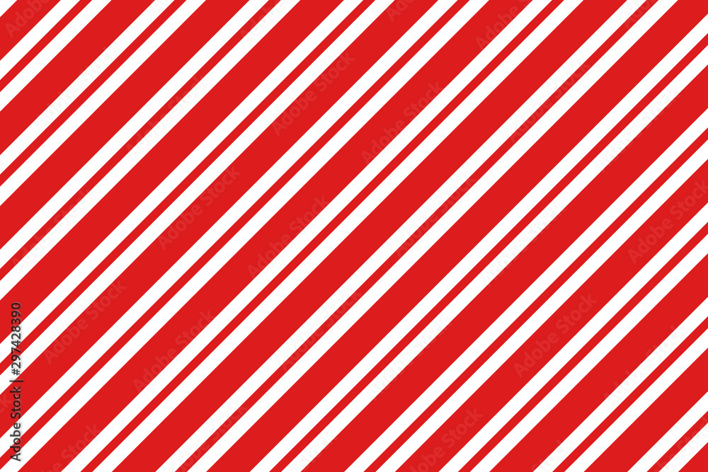 Diagonal stripes pattern. Simple Christmas background - obrazy, fototapety, plakaty 